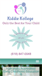 Mobile Screenshot of kiddiekollegeoffairfield.com